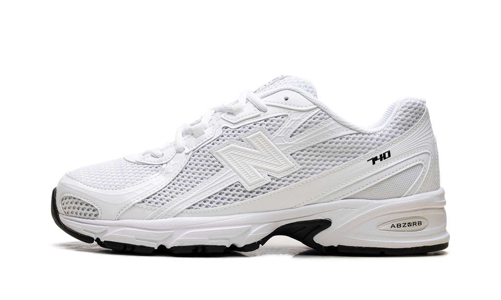 New Balance 740 "Triple White" Sneakers