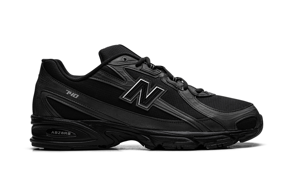 New Balance 740 "Black with Silver Metallic" Sneakers