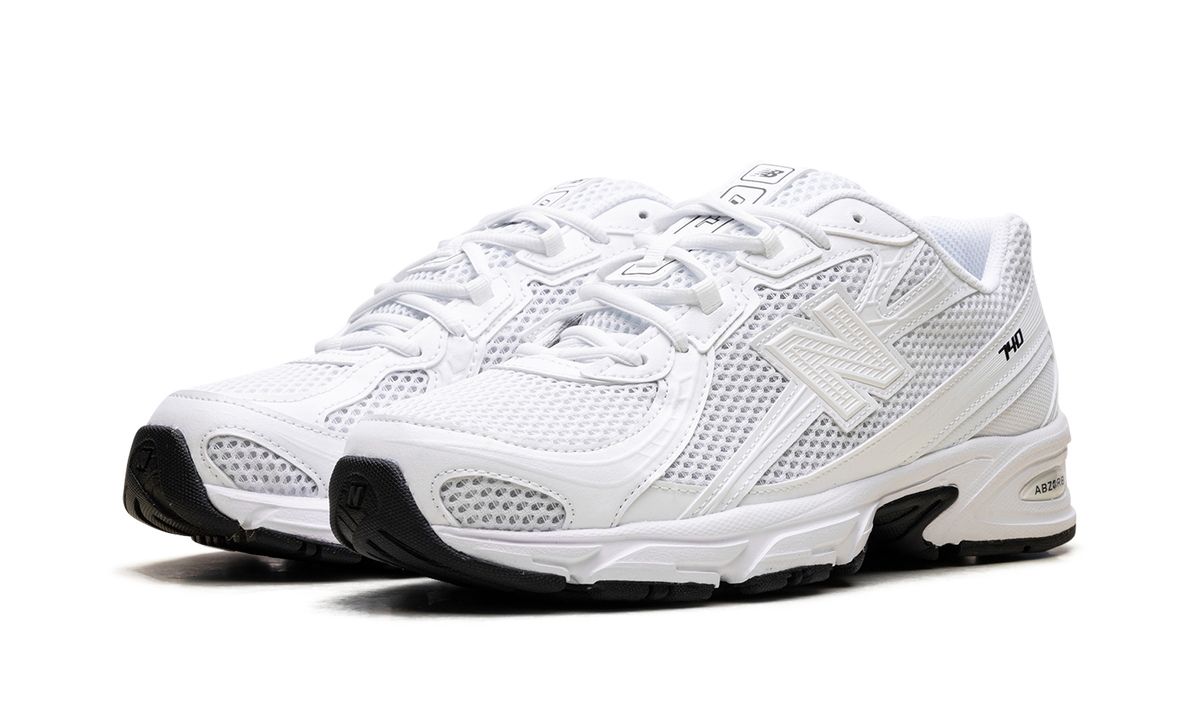 New Balance 740 "Triple White" Sneakers