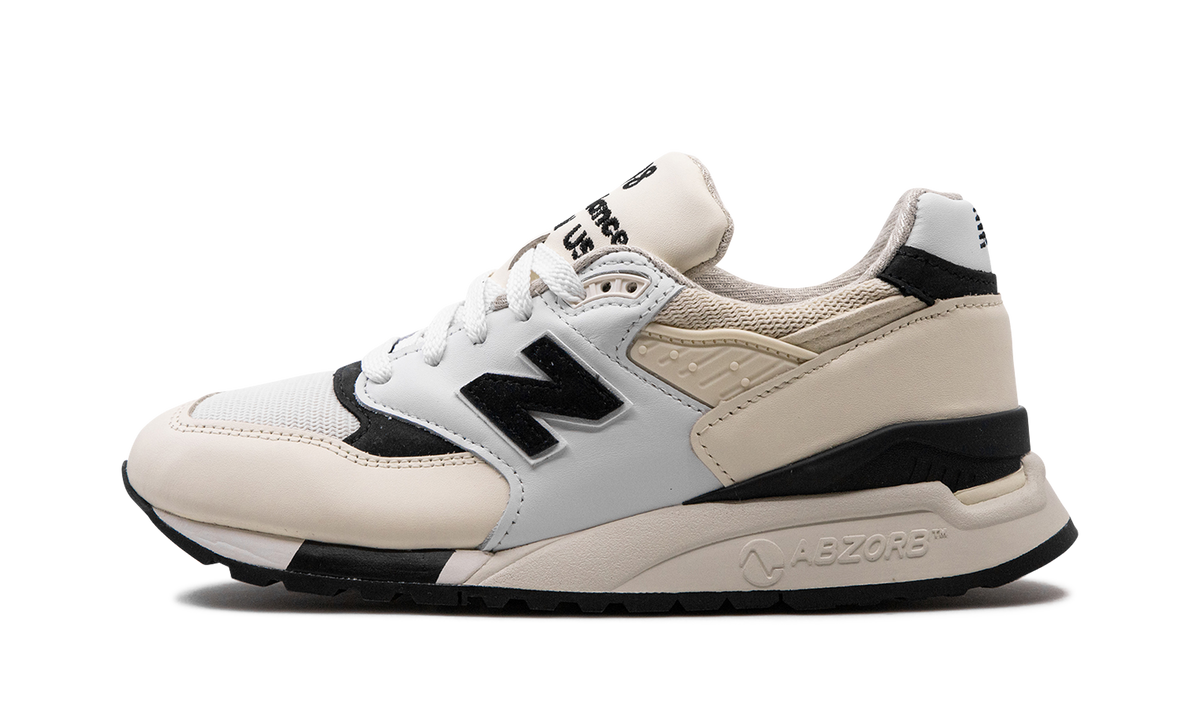 New Balance 998 Made in USA "White/Black" Sneakers
